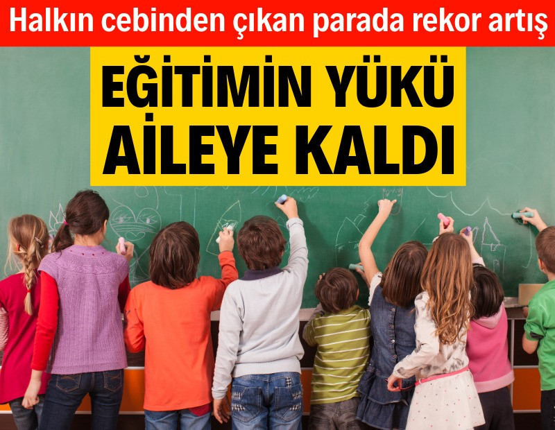 Halkın eğitim harcamasında rekor artış