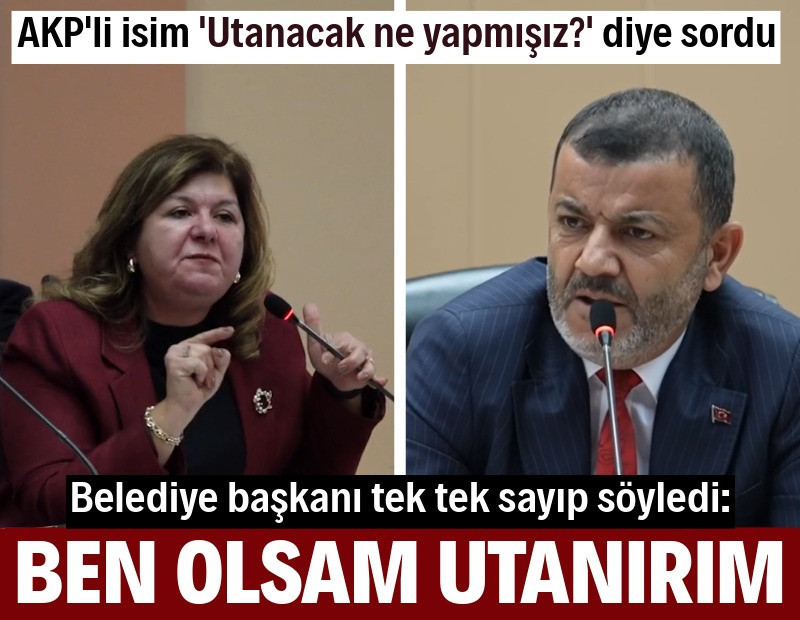 Büyükşehir belediye başkanı ile AKP'li isim arasında 'utanma' tartışması