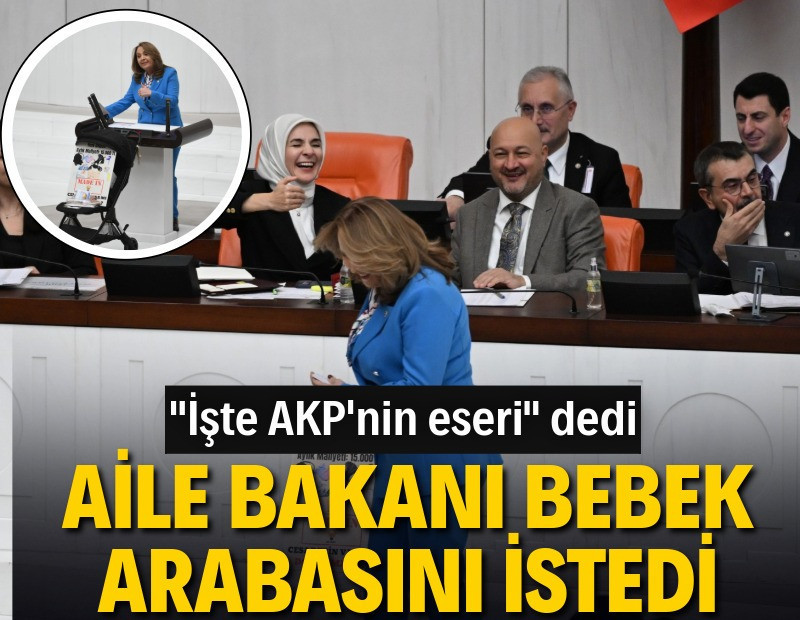 "AKP'nin eseri" dedi, Aile Bakanı bebek arabasını istedi
