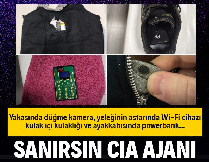 Ehliyet sınavında kopya düzeneğiyle yakalandı