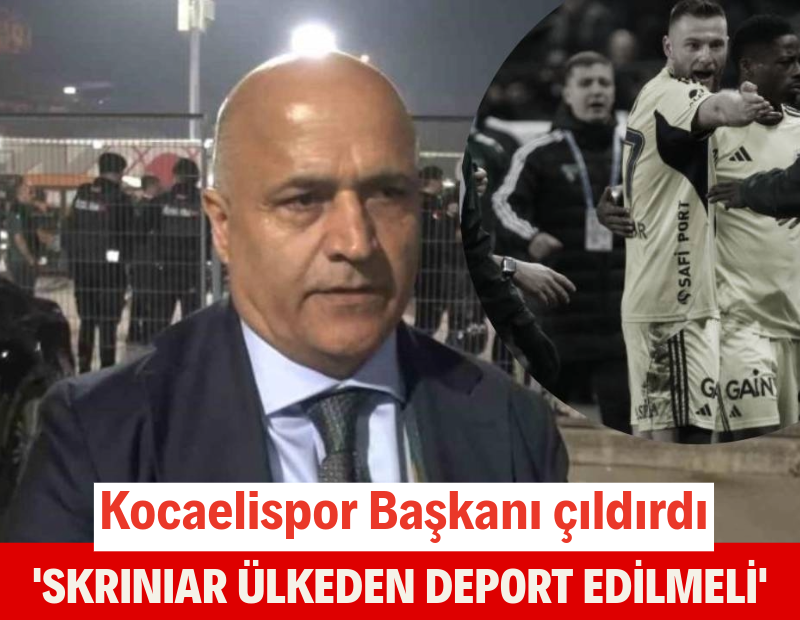 Kocaelispor Başkanı'ndan olay sözler: Skriniar ülkeden deport edilmeli