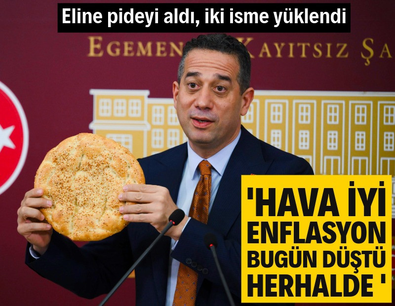 CHP’li Başarır kürsüye pideyle çıktı: 'Verdikleri zam emeklinin pide masrafını karşılamıyor'