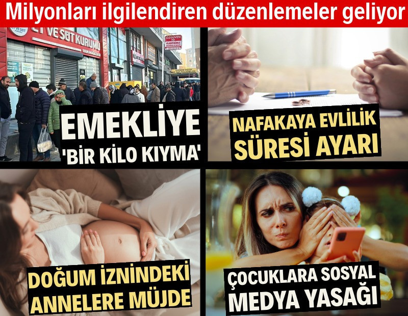 TBMM’de yeni kanun teklifleri: Doğum izni, sosyal medya ve emekli ikramiyesi gündemde