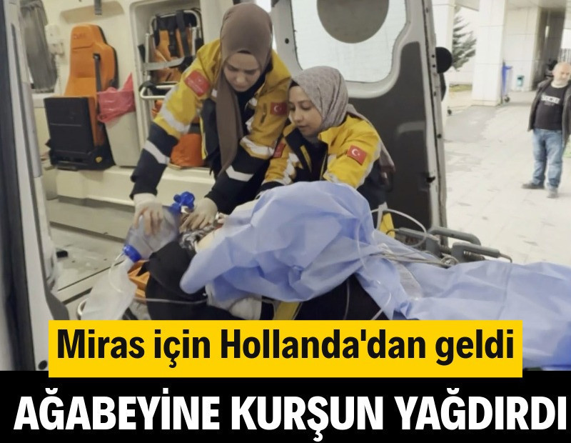Miras için Hollanda'dan geldi, çıkan kavgada ağabeyine kurşun yağdırdı