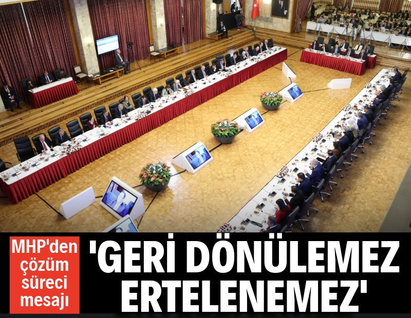 MHP'den çözüm süreci mesajı: Geri dönülemez, ertelenemez