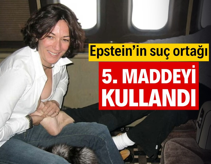 Gishlaine Maxwell, 5. maddeyi kullandı