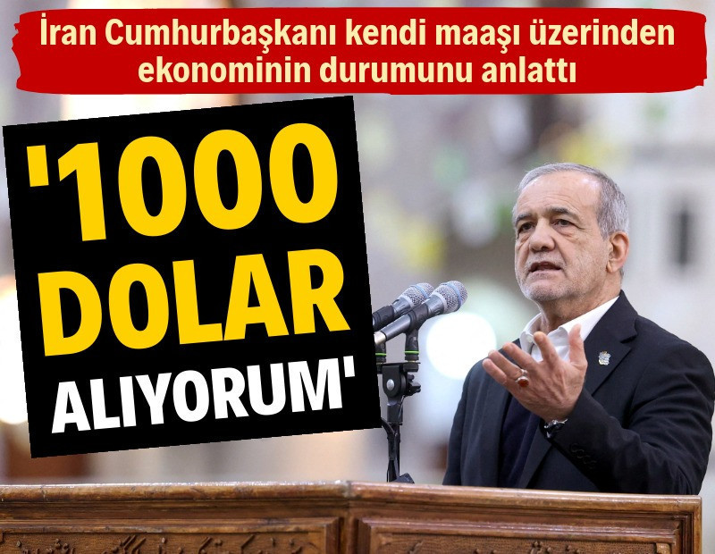 İran Cumhurbaşkanı kendi maaşını açıkladı, ekonomiyi eleştirdi