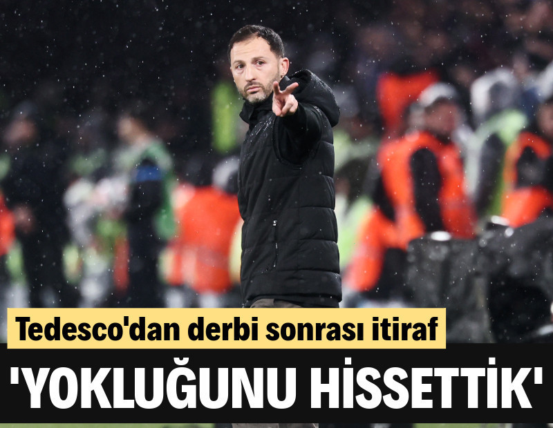 Domenico Tedesco: "Yokluğunu çok hissettik"