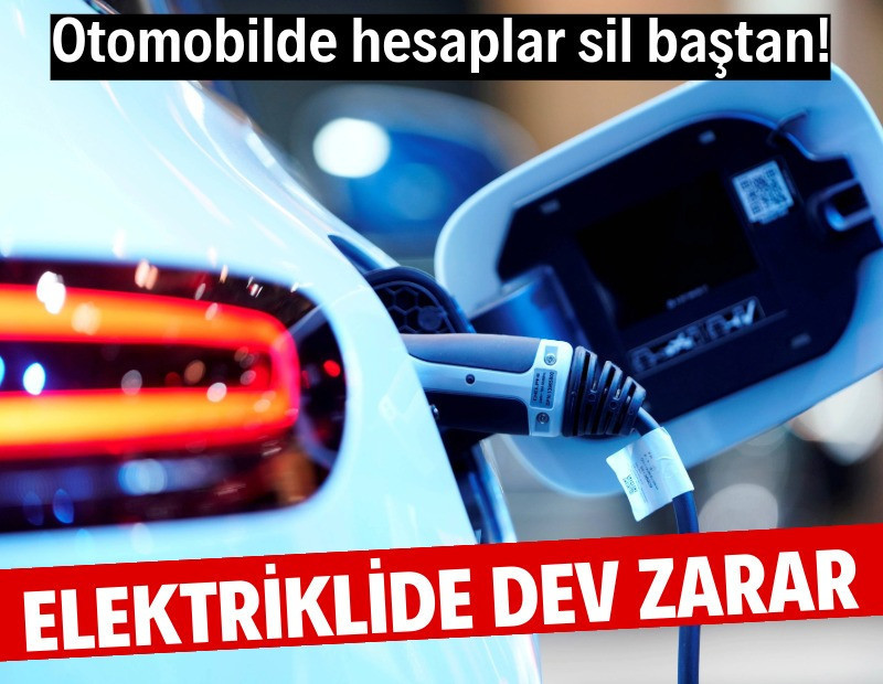 Elektrikli araçta dev zarar