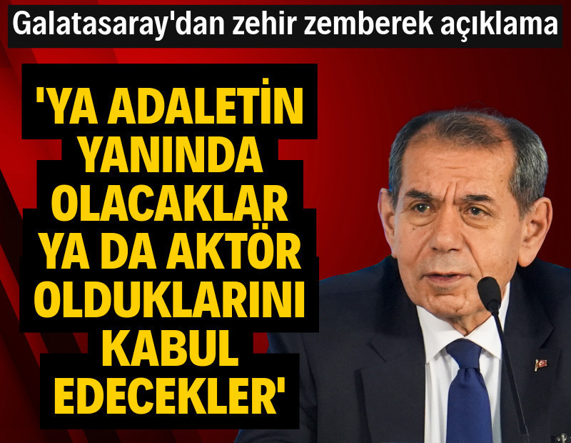 Galatasaray TFF ve MHK'ye yüklendi: "Ya adaletin yanında olacaksınız ya da..."