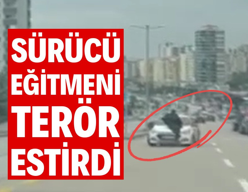 Sürücü kursu eğitmeni terör estirdi