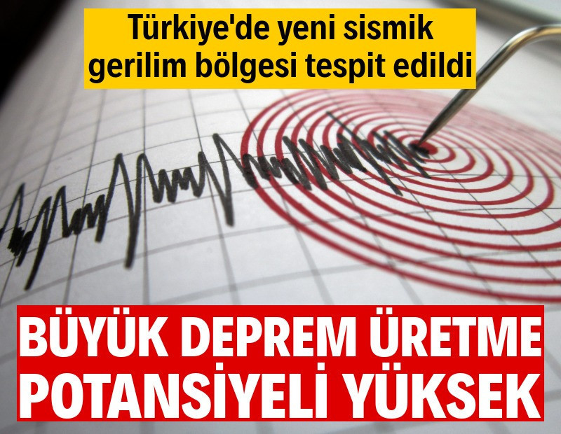 Türkiye’de yeni sismik gerilim bölgesi tespit edildi