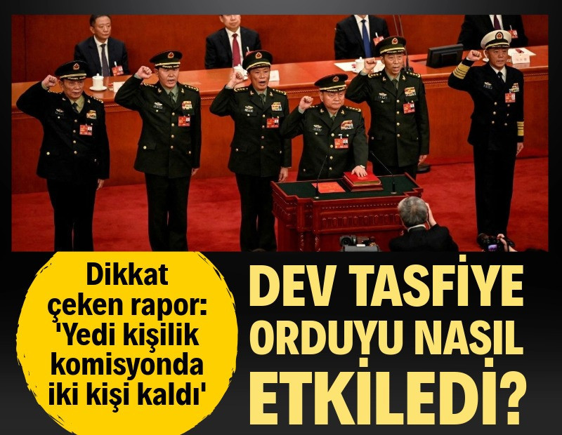 Çin ordusunda dev tasfiye: 'Komuta zinciri zarar gördü'