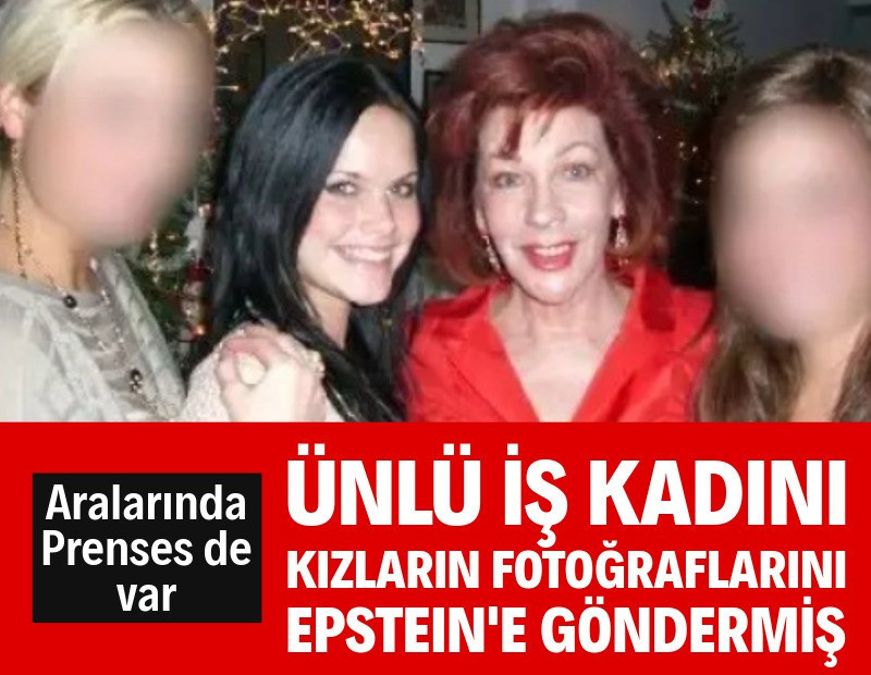 Ünlü iş kadını, Epstein'e genç kızların fotoğraflarını göndermiş