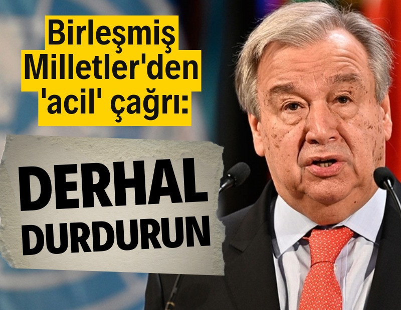 BM: Derhal durdurun