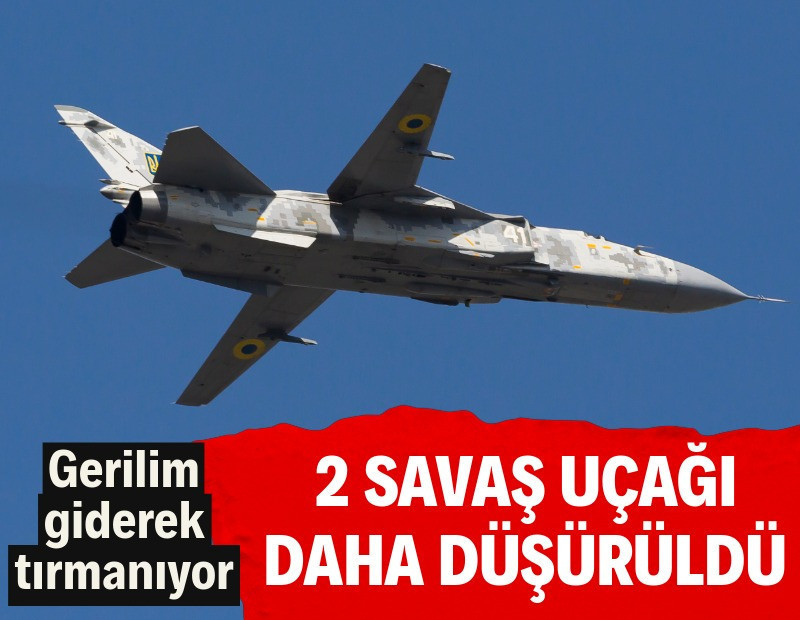 İki savaş uçağı daha düşürüldü