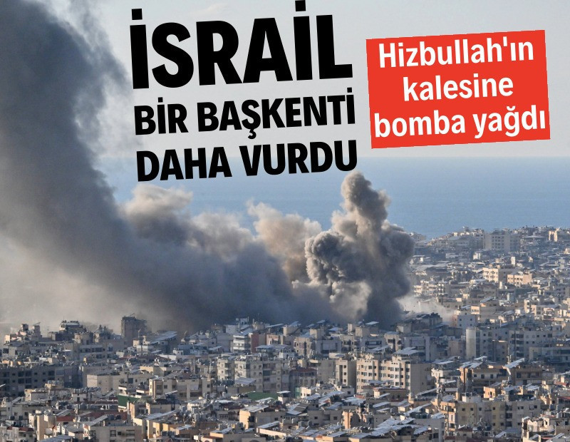 İsrail'den Beyrut'a şiddetli saldırılar