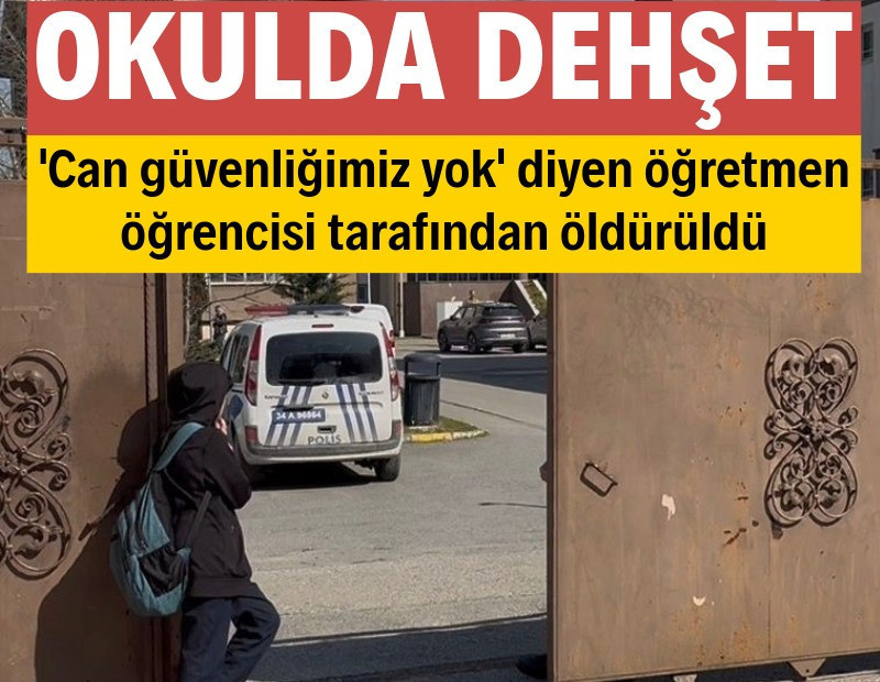 Öğrenci, öğretmenini öldürdü