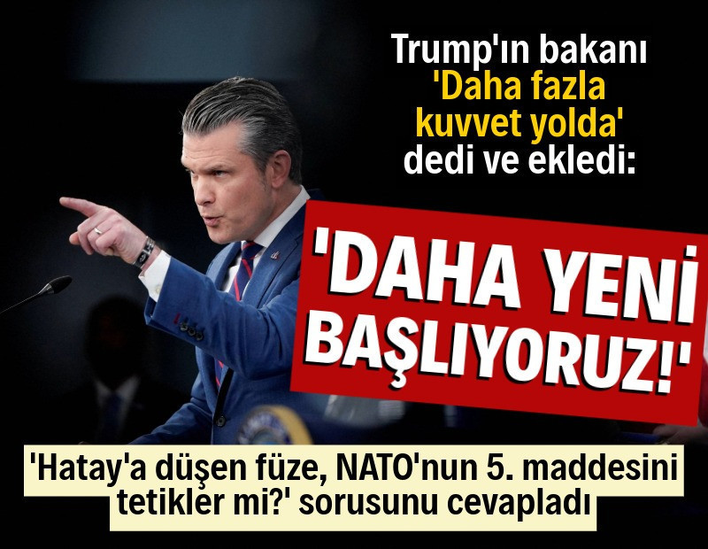 Trump'ın bakanı konuştu: Daha yeni başlıyoruz, onlar bitmiş durumda!