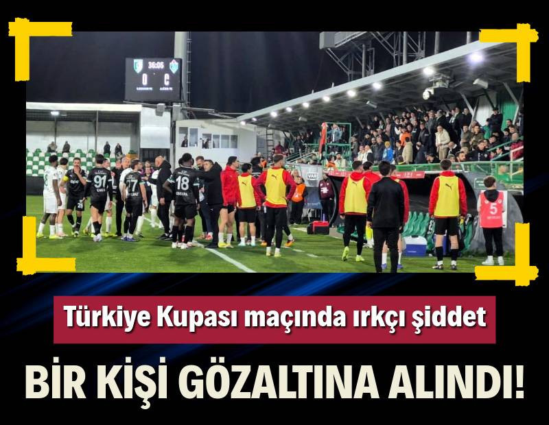 Bodrum FK–Iğdır FK maçında ırkçı şiddet: Bir taraftar gözaltına alındı