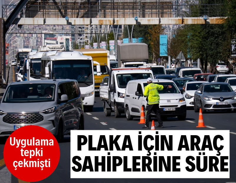 1 Nisan'a kadar plaka cezası yok