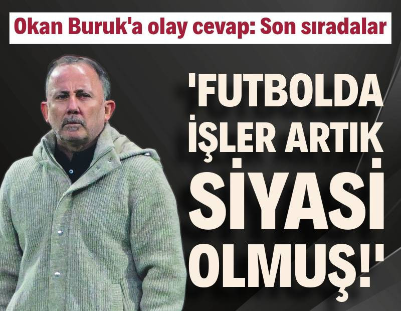 Sergen Yalçın derbi sonrası patladı: 'Futbolda işler artık siyasi olmuş'