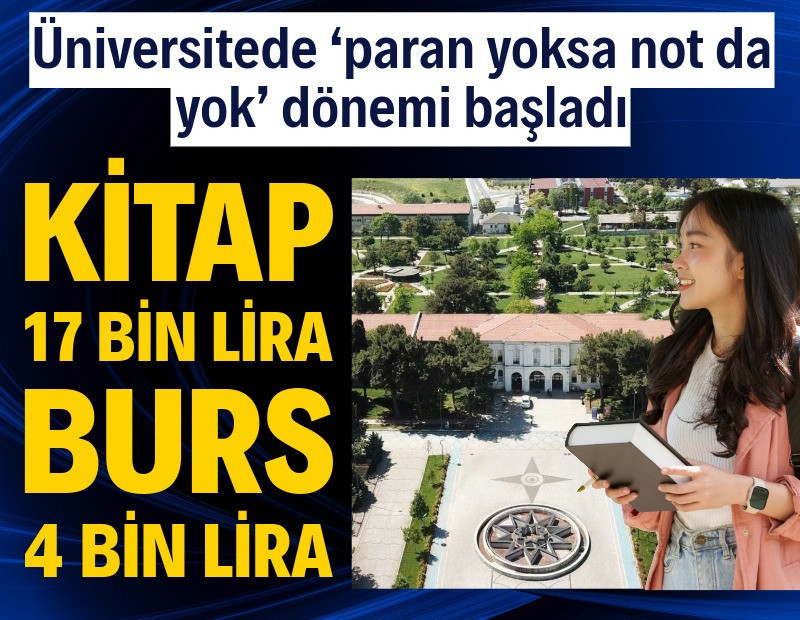 Kitap 17 bin lira burs 4 bin lira
