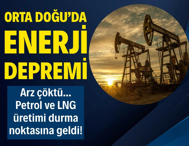 Orta Doğu’da petrol ve LNG üretimi durma noktasında