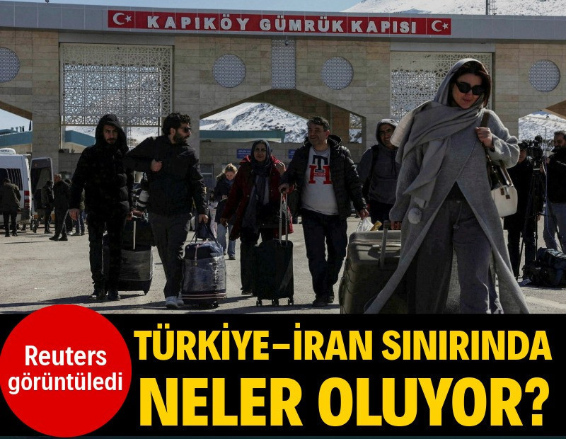 Reuters, İran-Türkiye sınırındaki hareketliliği görüntüledi