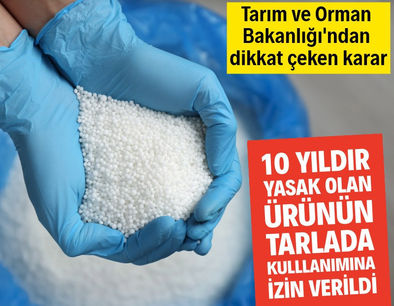 Gübredeki kriz yasağı kaldırttı!