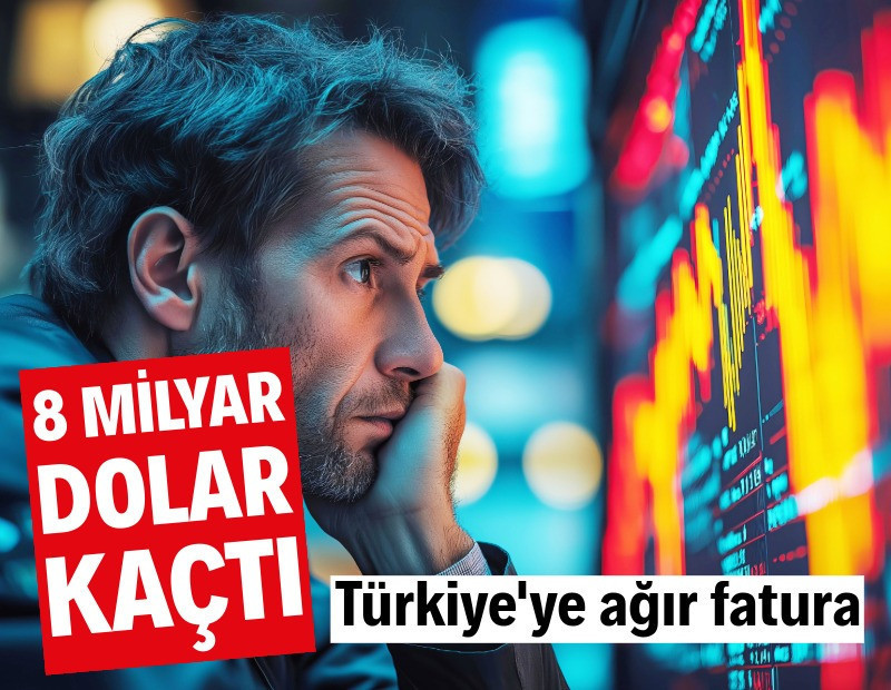 Yabancıdan bir hafta 8 milyar dolarlık kaçış