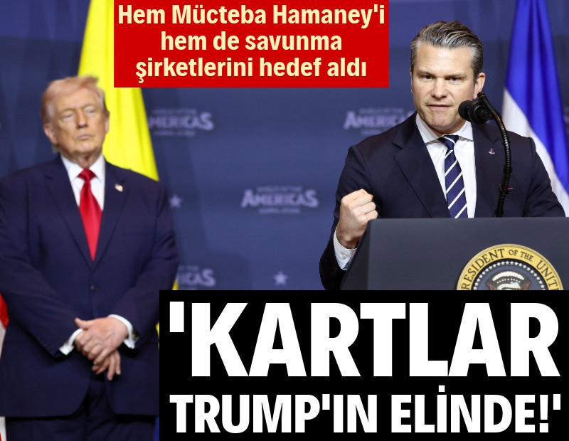 Hegseth 'Bugün şimdiye kadarki en şiddetli saldırı olacak' dedi: 'Kartlar Trump'ın elinde!'
