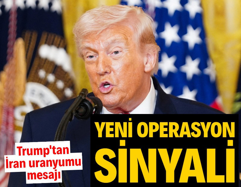 Trump'tan İran'ın uranyumu ile ilgili dikkat çeken mesaj