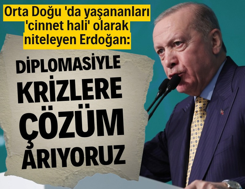 Erdoğan’dan İsrail’e sert sözler: Gözünü kan bürümüş şebeke