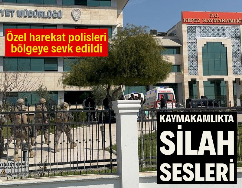 Antalya'da hükümet konağında silah sesleri