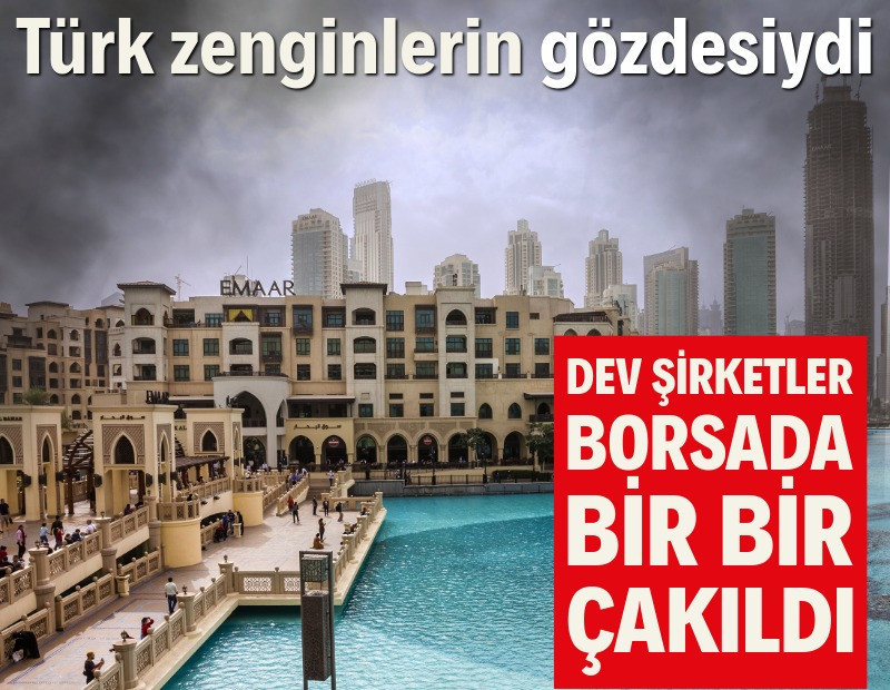 Dubai borsası çakıldı