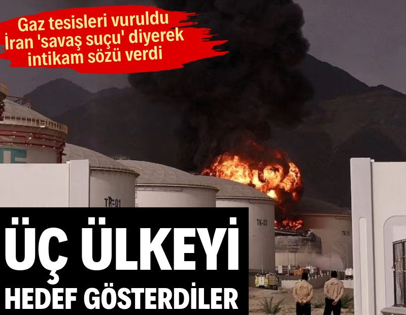 Gaz tesisleri vuruldu, İran intikam sözü verdi: Üç ülkeyi hedef gösterdiler