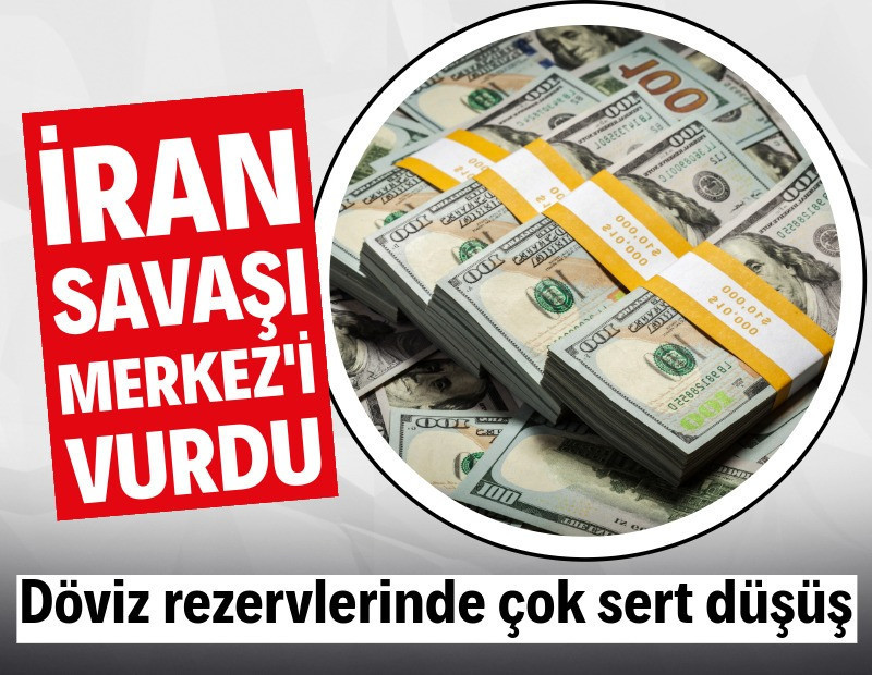 Merkez'in rezervlerinde sert düşüş