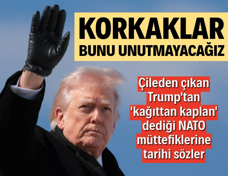 Trump’tan NATO müttefiklerine: Korkaklar