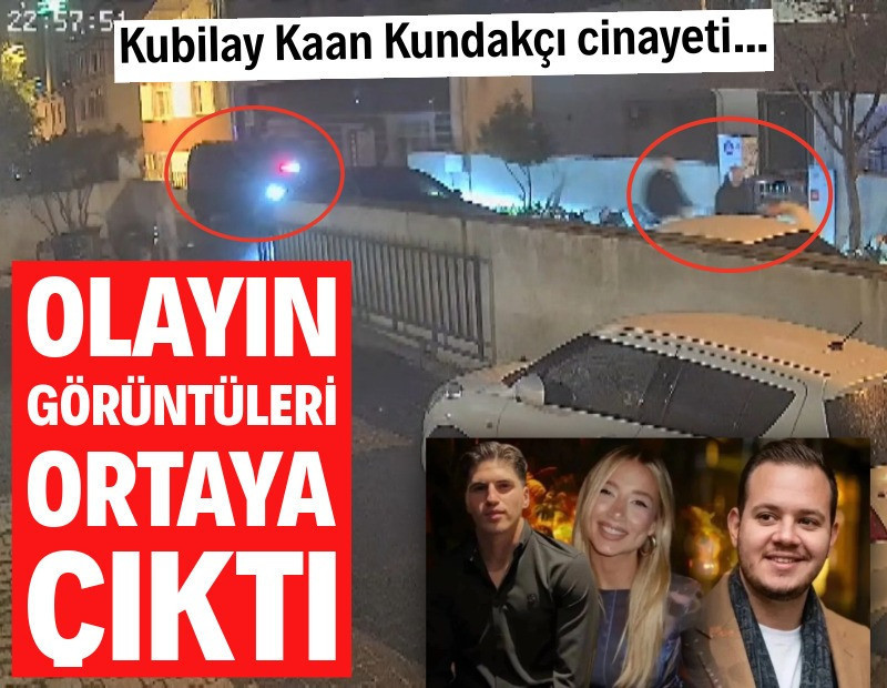 Kubilay Kaan Kundakçı cinayetine ilişkin güvenlik kamerası görüntüleri ortaya çıktı