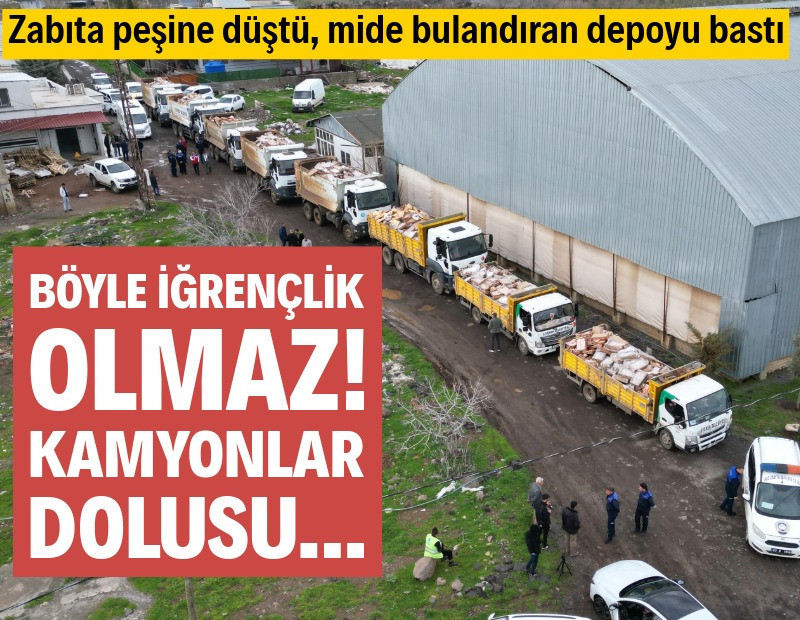 Şanlıurfa'da 50 ton bozuk tavuk eti ele geçirildi
