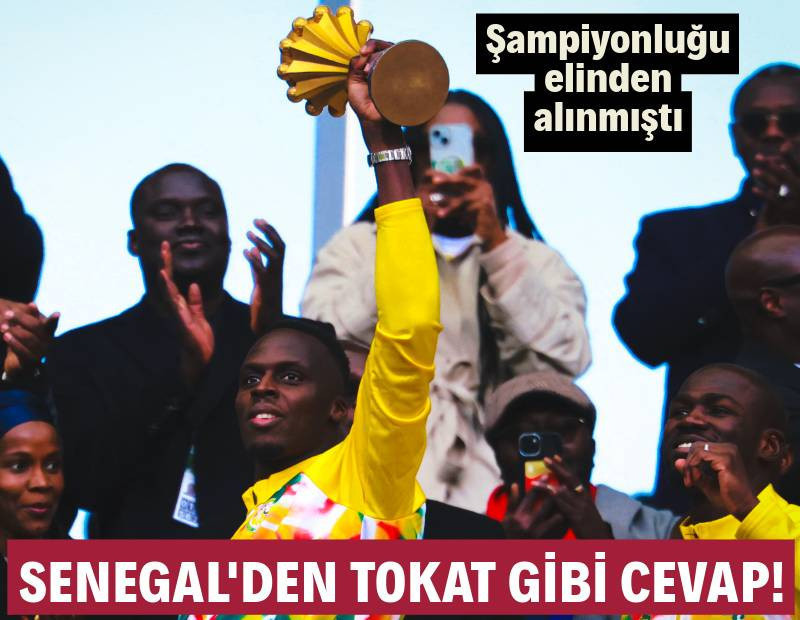 Senegal'den tokat gibi cevap: Şampiyonluğu elinden alınmıştı
