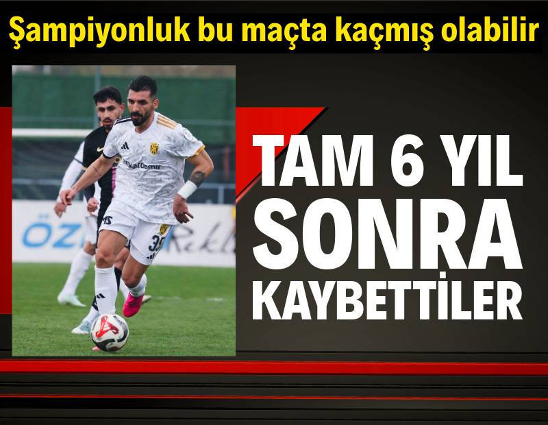 2025 gün sonra kabusu yaşadılar: 6 yılın ardından yenildikleri için şampiyon olamayabilirler