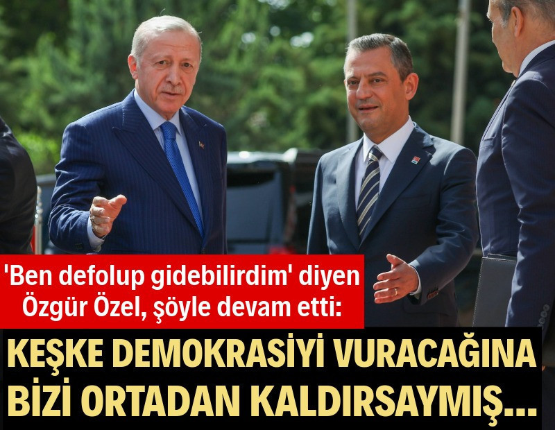 Özgür Özel: Ben defolup gidebilirdim...