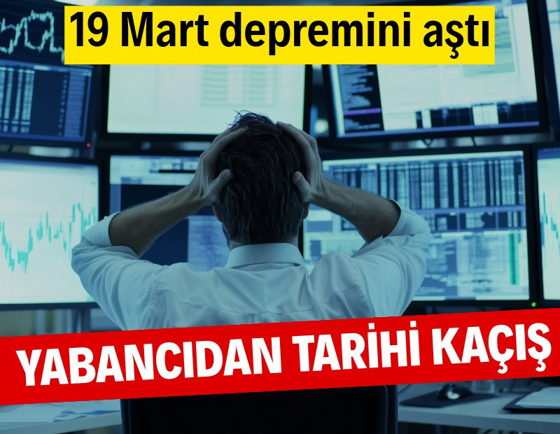 Yabancıdan rekor kaçış