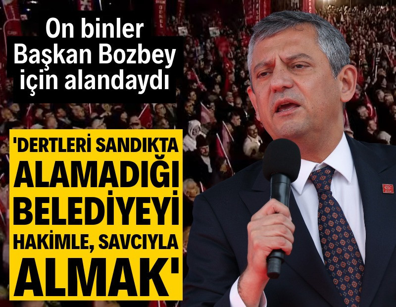 'Bursa iradesine sahip çıkıyor' Başkan gözaltında on binler destek için alandaydı