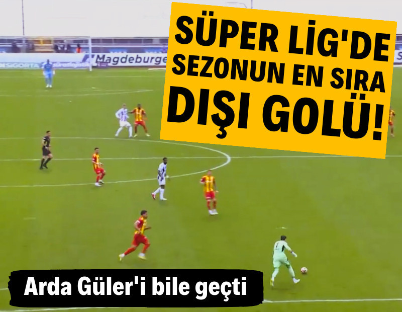 Kasımpaşa kalecisi Gianniotis 85 metreden gol attı: Arda Güler'i geçti