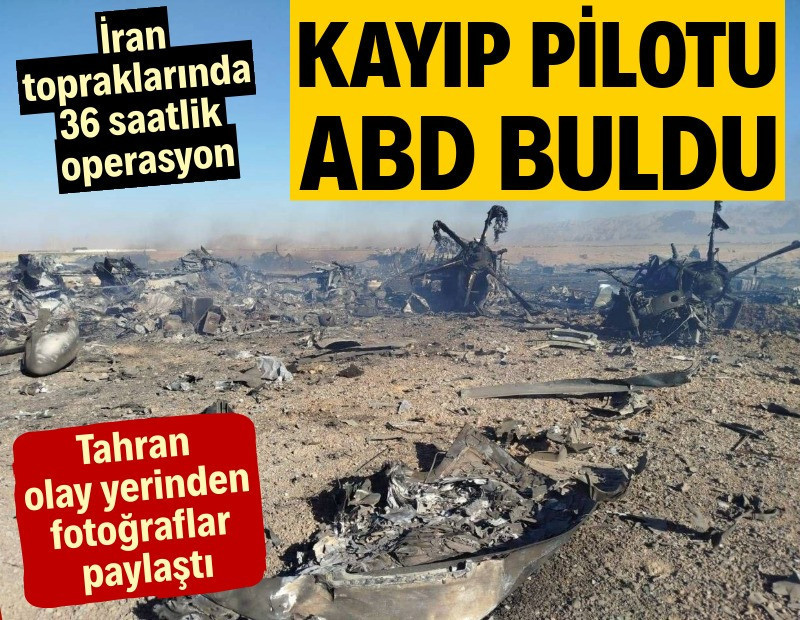 ABD basını: Düşürülen F-15'in kayıp pilotunu ABD buldu