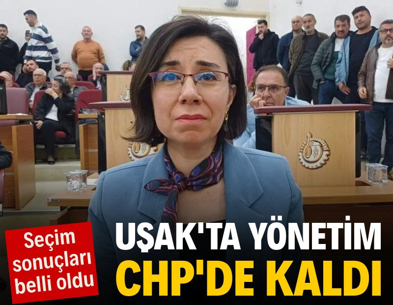 AKP'nin adayı 9 oy aldı, Uşak'ta yönetim CHP'de kaldı
