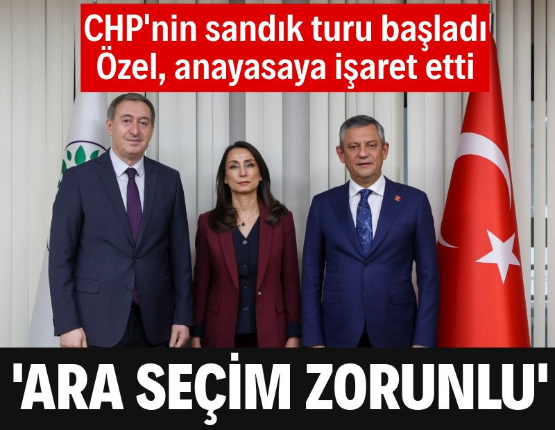 CHP'den DEM'e ziyaret: Ara seçim zorunlu
